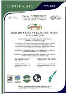 Halal certificate